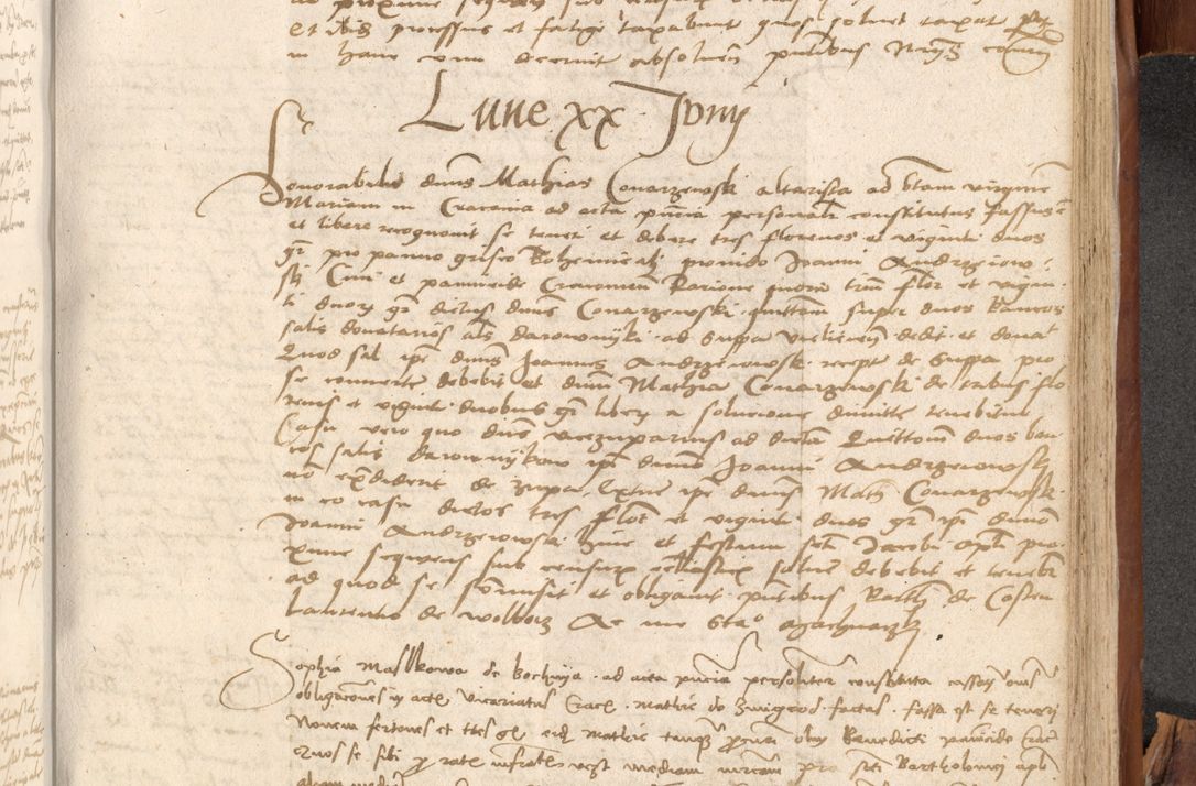 Zdjęcie nr 904 dla obiektu archiwalnego: Acta obligationum coram reverendo patre domino Thoma Rosnowsky canonico et officiali generali Cracoviensi ad annum Domini 1518