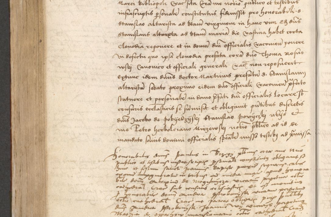 Zdjęcie nr 895 dla obiektu archiwalnego: Acta obligationum coram reverendo patre domino Thoma Rosnowsky canonico et officiali generali Cracoviensi ad annum Domini 1518