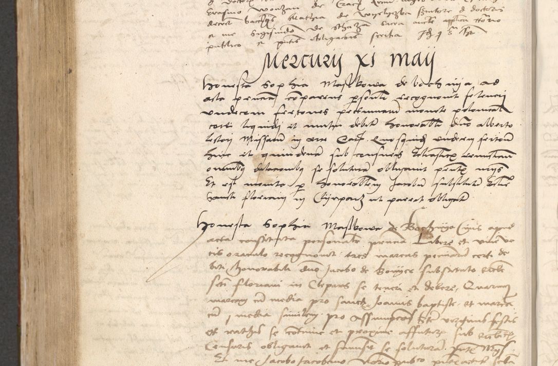 Zdjęcie nr 887 dla obiektu archiwalnego: Acta obligationum coram reverendo patre domino Thoma Rosnowsky canonico et officiali generali Cracoviensi ad annum Domini 1518