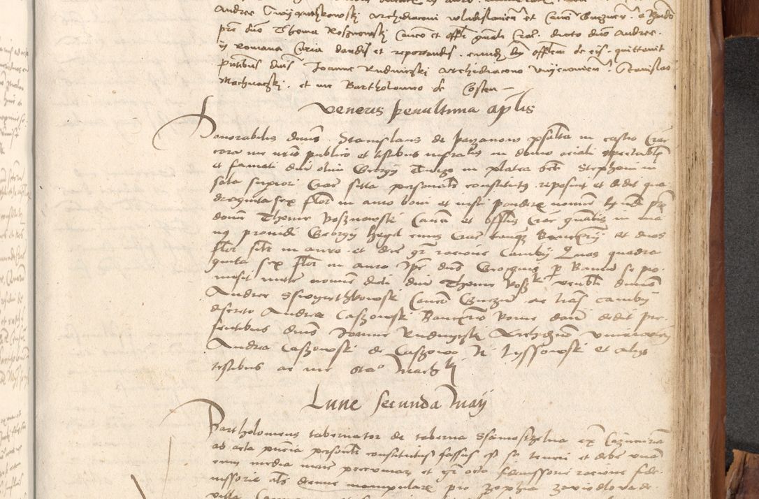 Zdjęcie nr 876 dla obiektu archiwalnego: Acta obligationum coram reverendo patre domino Thoma Rosnowsky canonico et officiali generali Cracoviensi ad annum Domini 1518