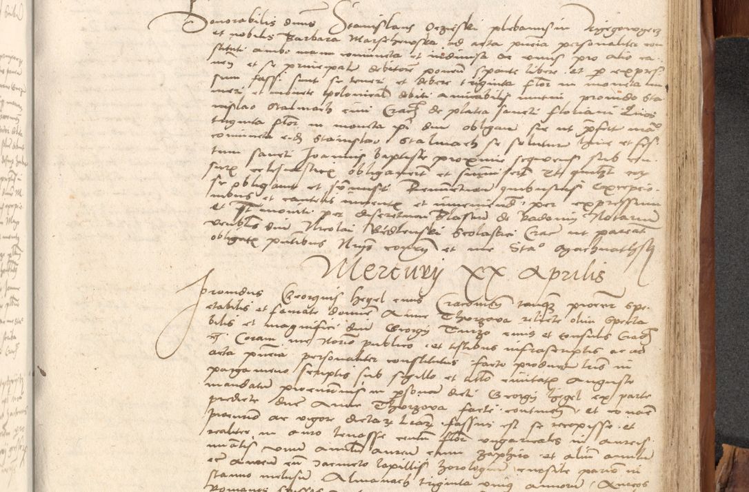 Zdjęcie nr 872 dla obiektu archiwalnego: Acta obligationum coram reverendo patre domino Thoma Rosnowsky canonico et officiali generali Cracoviensi ad annum Domini 1518
