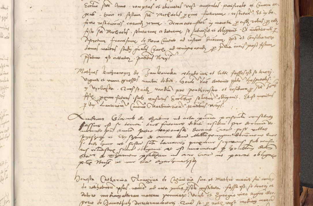 Zdjęcie nr 860 dla obiektu archiwalnego: Acta obligationum coram reverendo patre domino Thoma Rosnowsky canonico et officiali generali Cracoviensi ad annum Domini 1518