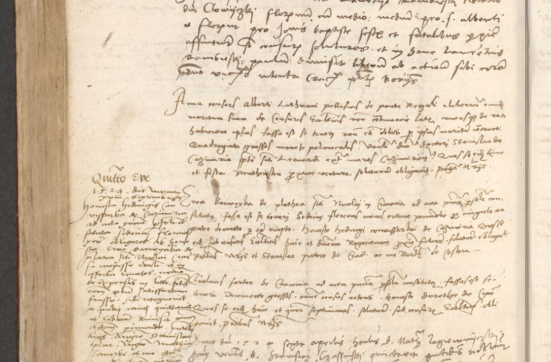 Zdjęcie nr 859 dla obiektu archiwalnego: Acta obligationum coram reverendo patre domino Thoma Rosnowsky canonico et officiali generali Cracoviensi ad annum Domini 1518
