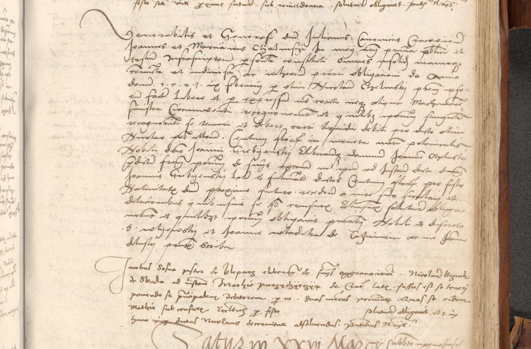 Zdjęcie nr 858 dla obiektu archiwalnego: Acta obligationum coram reverendo patre domino Thoma Rosnowsky canonico et officiali generali Cracoviensi ad annum Domini 1518