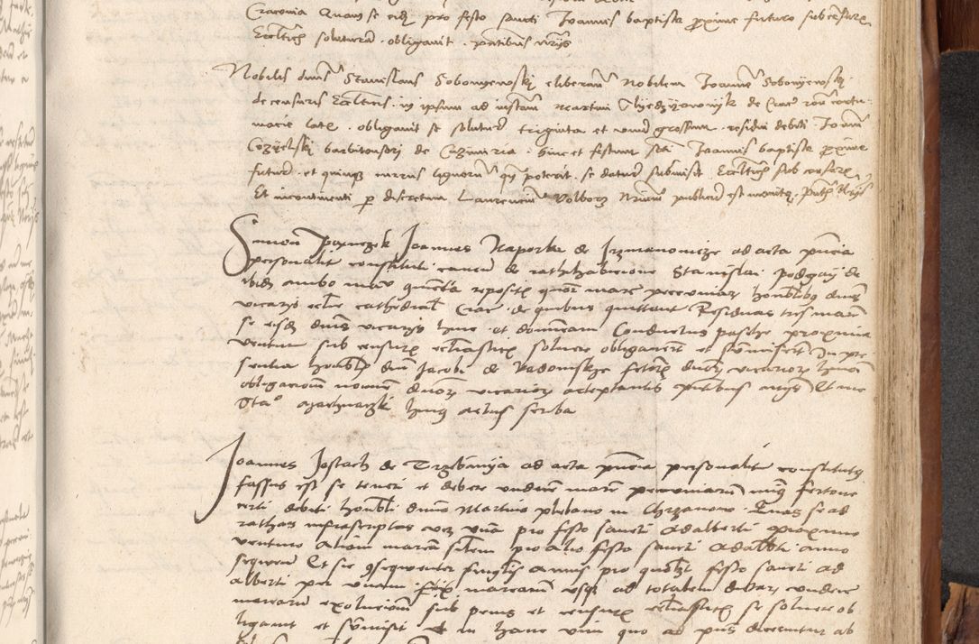 Zdjęcie nr 854 dla obiektu archiwalnego: Acta obligationum coram reverendo patre domino Thoma Rosnowsky canonico et officiali generali Cracoviensi ad annum Domini 1518
