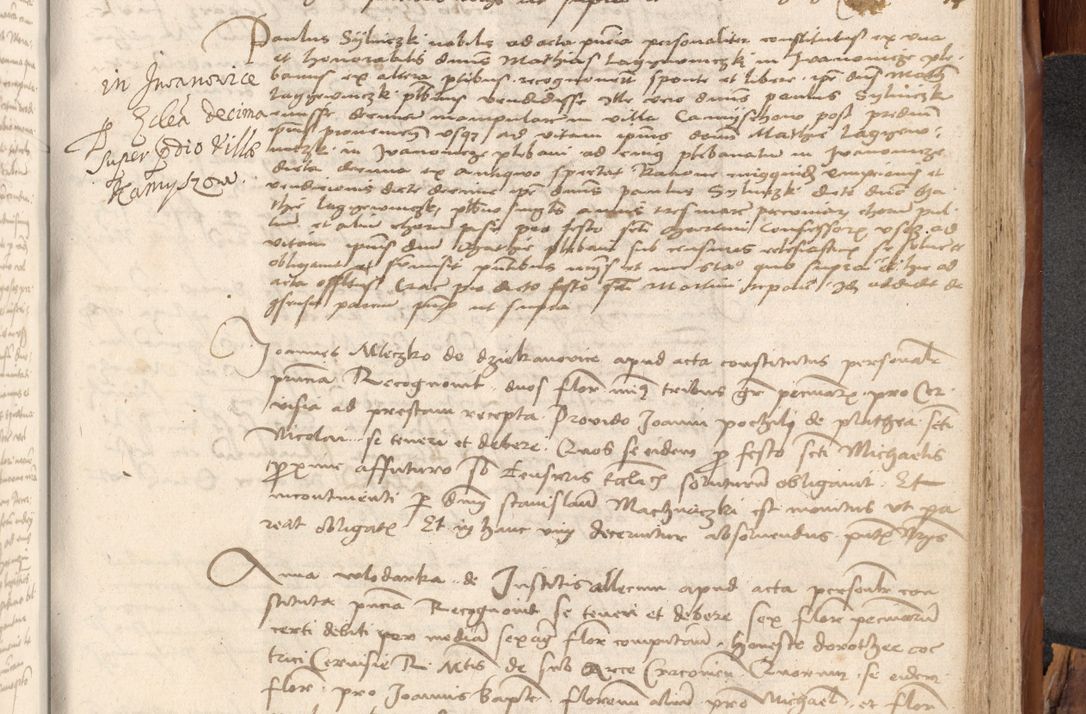 Zdjęcie nr 852 dla obiektu archiwalnego: Acta obligationum coram reverendo patre domino Thoma Rosnowsky canonico et officiali generali Cracoviensi ad annum Domini 1518