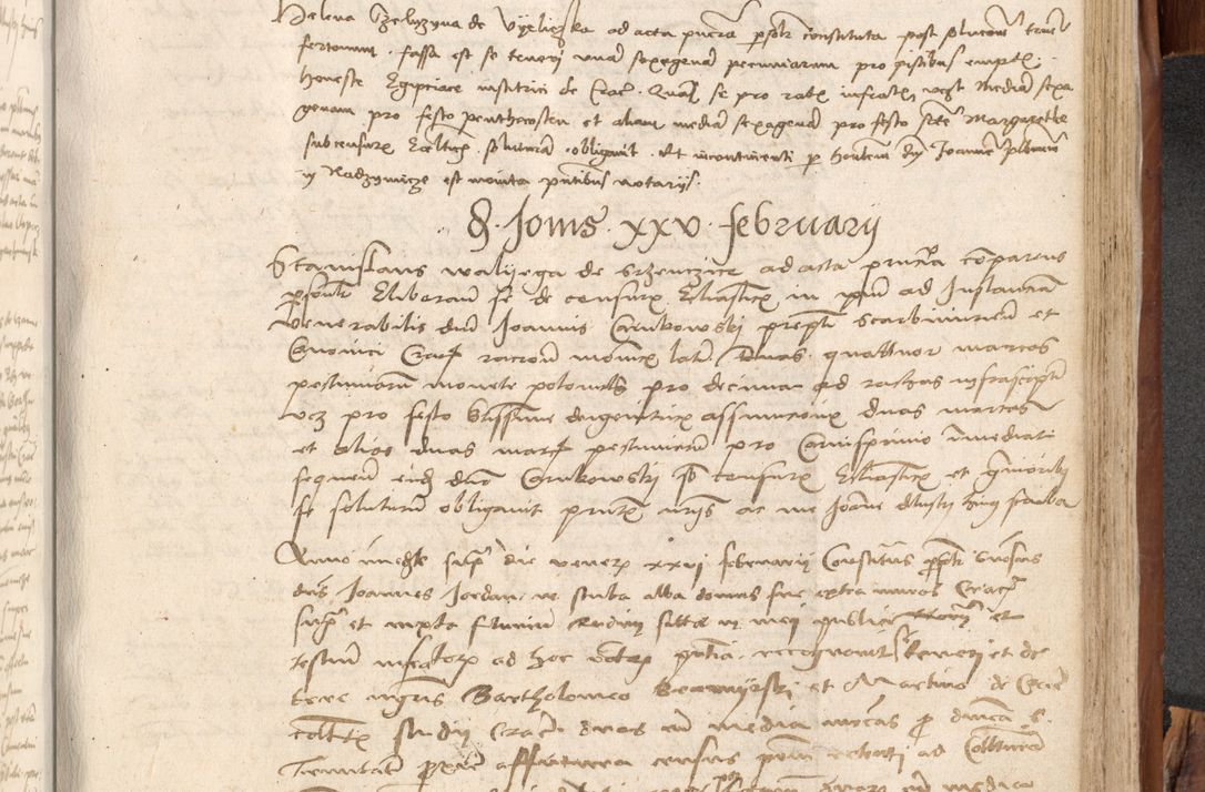 Zdjęcie nr 834 dla obiektu archiwalnego: Acta obligationum coram reverendo patre domino Thoma Rosnowsky canonico et officiali generali Cracoviensi ad annum Domini 1518