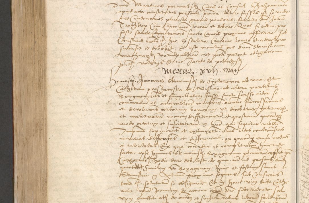 Zdjęcie nr 1007 dla obiektu archiwalnego: Acta obligationum coram reverendo patre domino Thoma Rosnowsky canonico et officiali generali Cracoviensi ad annum Domini 1518