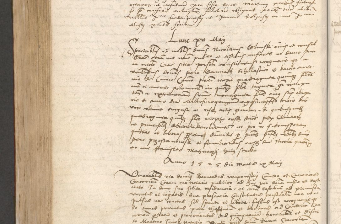 Zdjęcie nr 1005 dla obiektu archiwalnego: Acta obligationum coram reverendo patre domino Thoma Rosnowsky canonico et officiali generali Cracoviensi ad annum Domini 1518
