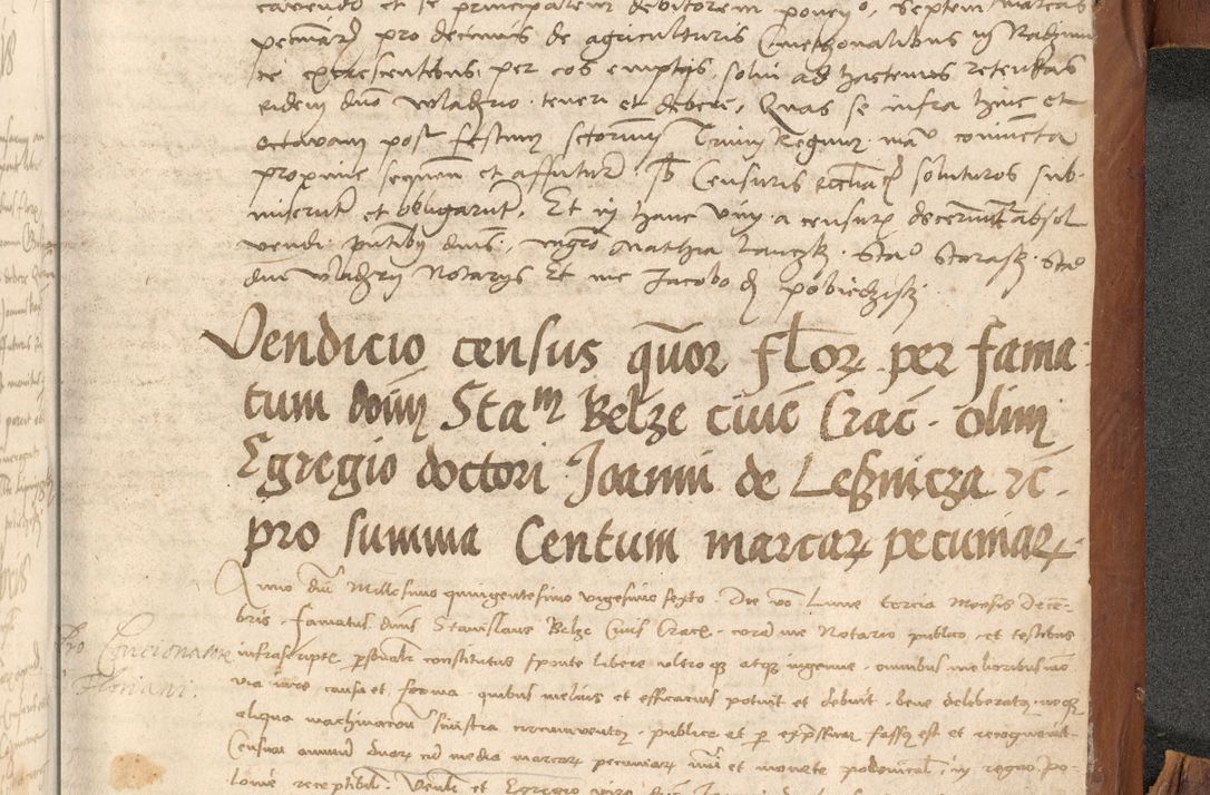 Zdjęcie nr 1170 dla obiektu archiwalnego: Acta obligationum coram reverendo patre domino Thoma Rosnowsky canonico et officiali generali Cracoviensi ad annum Domini 1518