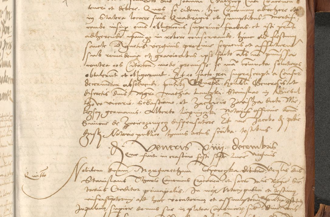 Zdjęcie nr 1166 dla obiektu archiwalnego: Acta obligationum coram reverendo patre domino Thoma Rosnowsky canonico et officiali generali Cracoviensi ad annum Domini 1518