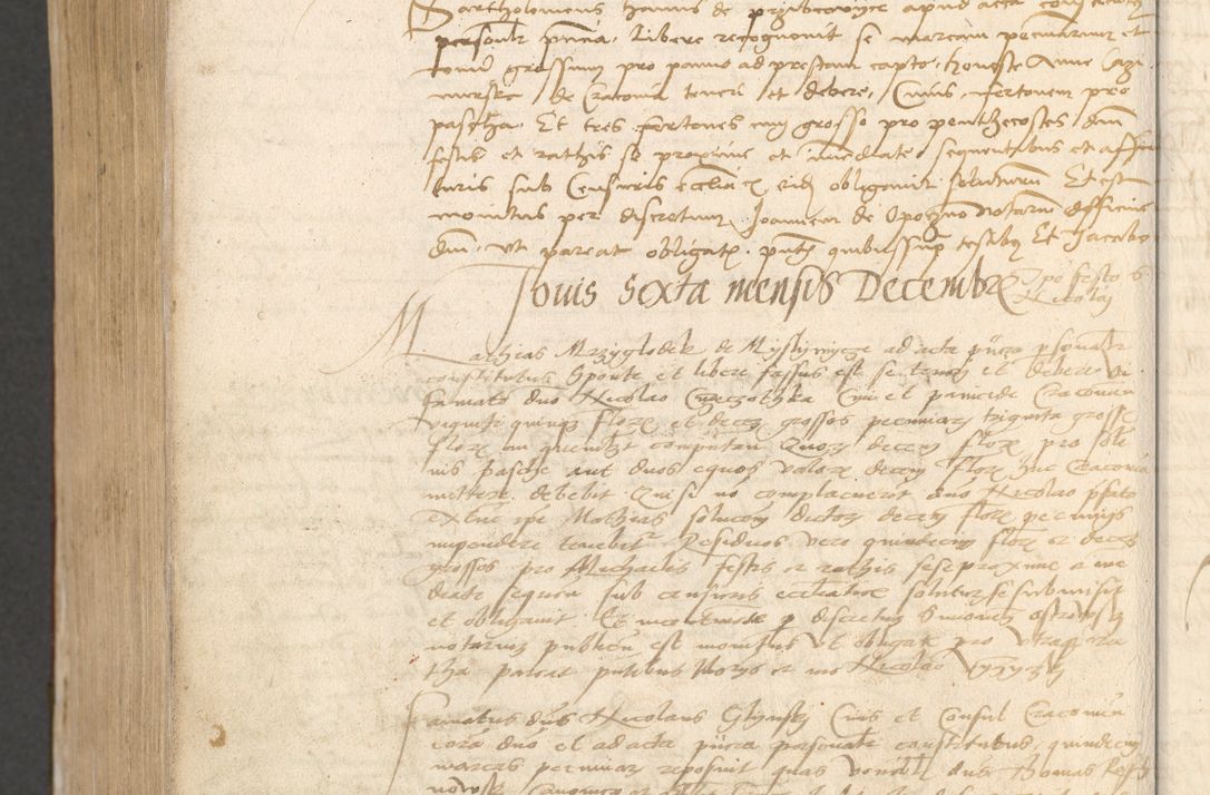 Zdjęcie nr 1163 dla obiektu archiwalnego: Acta obligationum coram reverendo patre domino Thoma Rosnowsky canonico et officiali generali Cracoviensi ad annum Domini 1518