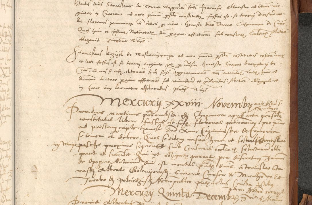Zdjęcie nr 1162 dla obiektu archiwalnego: Acta obligationum coram reverendo patre domino Thoma Rosnowsky canonico et officiali generali Cracoviensi ad annum Domini 1518
