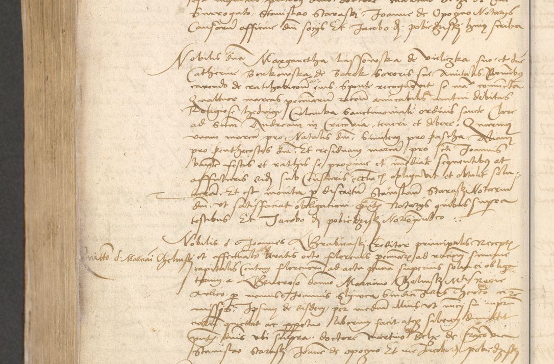 Zdjęcie nr 1161 dla obiektu archiwalnego: Acta obligationum coram reverendo patre domino Thoma Rosnowsky canonico et officiali generali Cracoviensi ad annum Domini 1518