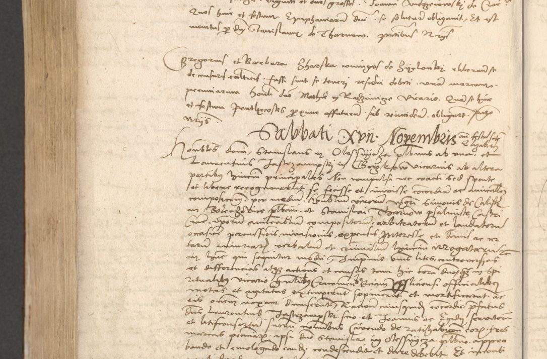 Zdjęcie nr 1159 dla obiektu archiwalnego: Acta obligationum coram reverendo patre domino Thoma Rosnowsky canonico et officiali generali Cracoviensi ad annum Domini 1518