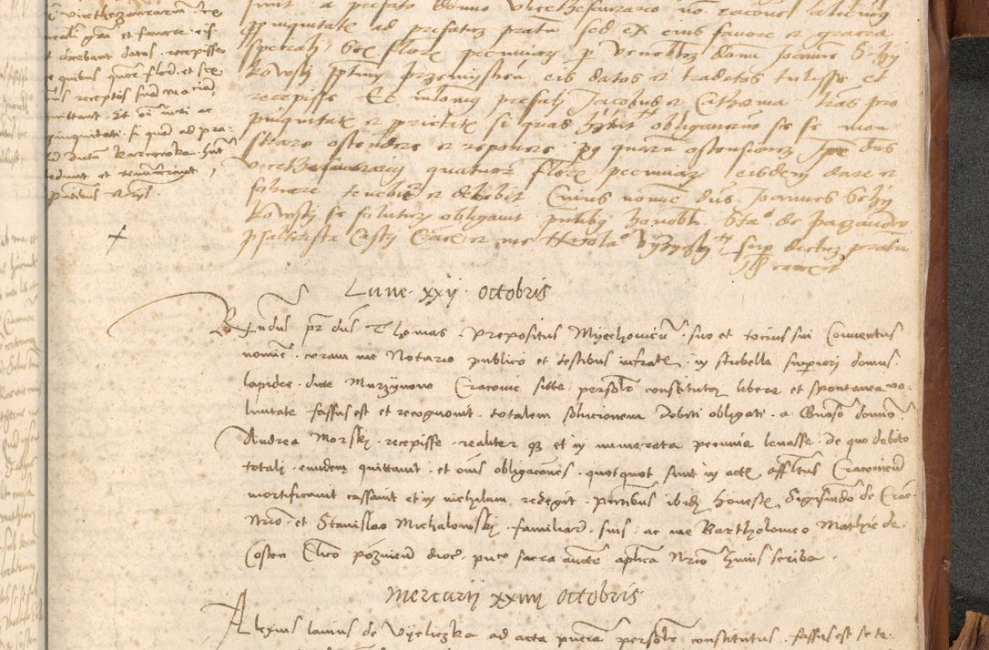 Zdjęcie nr 1152 dla obiektu archiwalnego: Acta obligationum coram reverendo patre domino Thoma Rosnowsky canonico et officiali generali Cracoviensi ad annum Domini 1518
