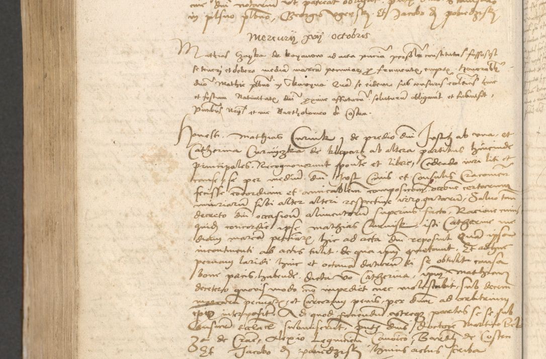 Zdjęcie nr 1151 dla obiektu archiwalnego: Acta obligationum coram reverendo patre domino Thoma Rosnowsky canonico et officiali generali Cracoviensi ad annum Domini 1518