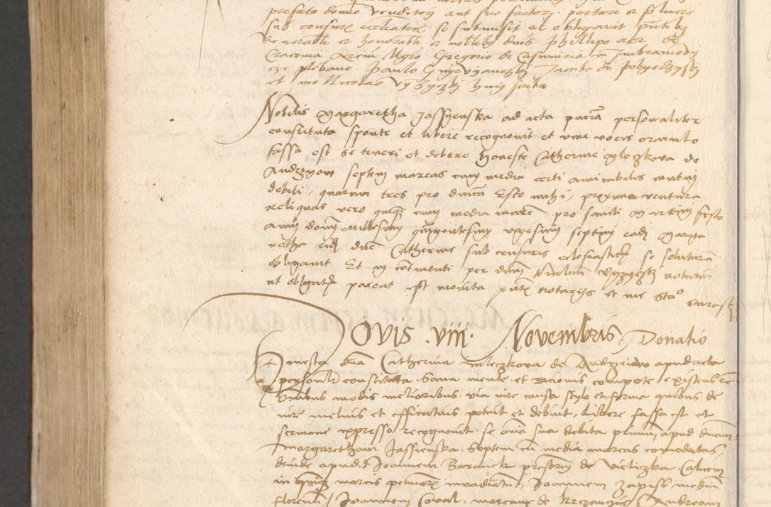 Zdjęcie nr 1155 dla obiektu archiwalnego: Acta obligationum coram reverendo patre domino Thoma Rosnowsky canonico et officiali generali Cracoviensi ad annum Domini 1518