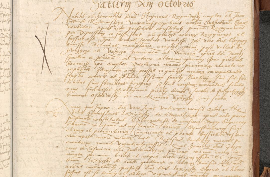 Zdjęcie nr 1150 dla obiektu archiwalnego: Acta obligationum coram reverendo patre domino Thoma Rosnowsky canonico et officiali generali Cracoviensi ad annum Domini 1518