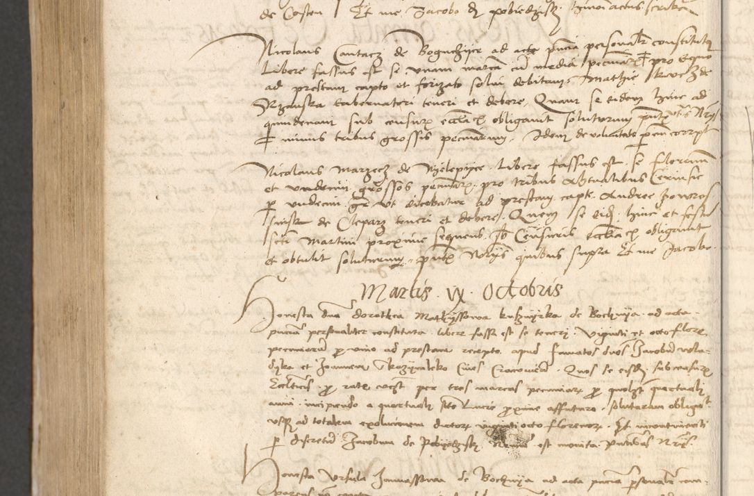 Zdjęcie nr 1149 dla obiektu archiwalnego: Acta obligationum coram reverendo patre domino Thoma Rosnowsky canonico et officiali generali Cracoviensi ad annum Domini 1518