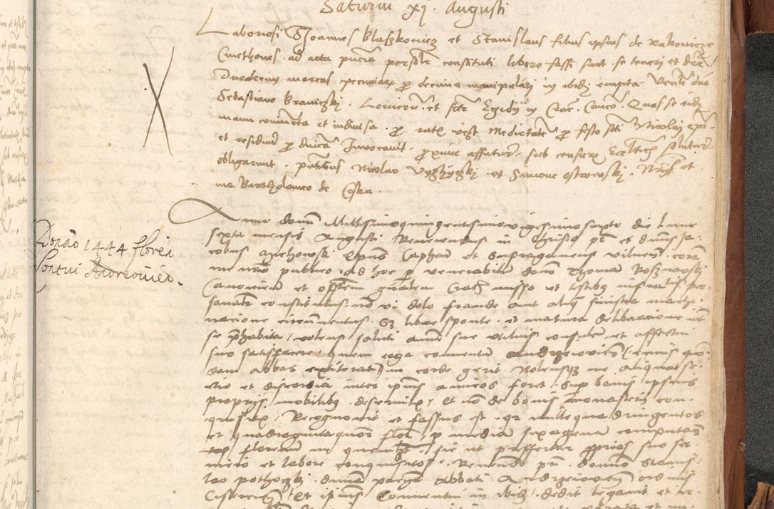Zdjęcie nr 1138 dla obiektu archiwalnego: Acta obligationum coram reverendo patre domino Thoma Rosnowsky canonico et officiali generali Cracoviensi ad annum Domini 1518