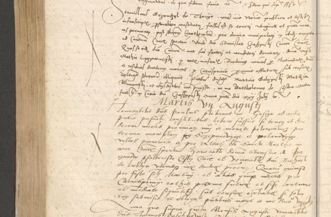 Zdjęcie nr 1137 dla obiektu archiwalnego: Acta obligationum coram reverendo patre domino Thoma Rosnowsky canonico et officiali generali Cracoviensi ad annum Domini 1518