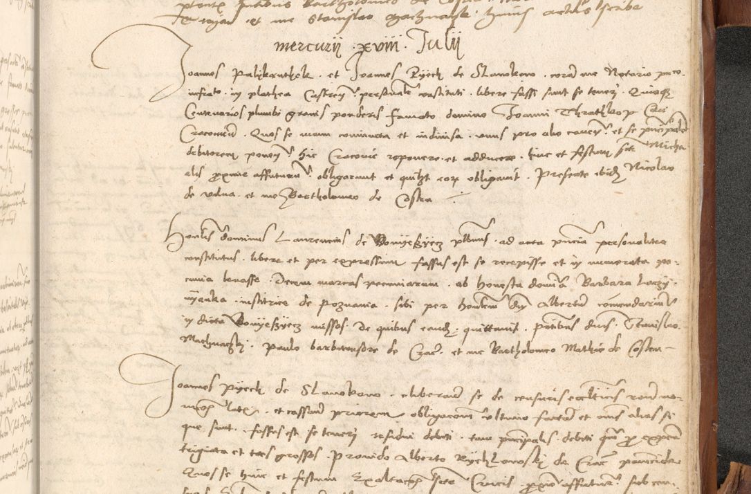 Zdjęcie nr 1130 dla obiektu archiwalnego: Acta obligationum coram reverendo patre domino Thoma Rosnowsky canonico et officiali generali Cracoviensi ad annum Domini 1518