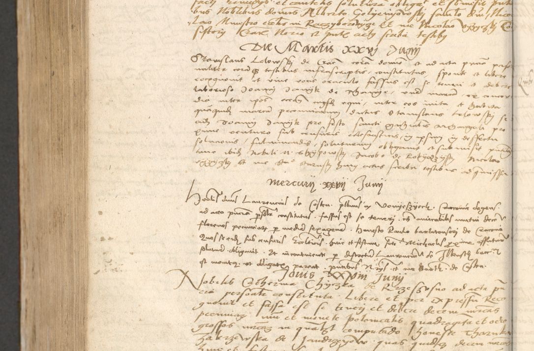 Zdjęcie nr 1125 dla obiektu archiwalnego: Acta obligationum coram reverendo patre domino Thoma Rosnowsky canonico et officiali generali Cracoviensi ad annum Domini 1518