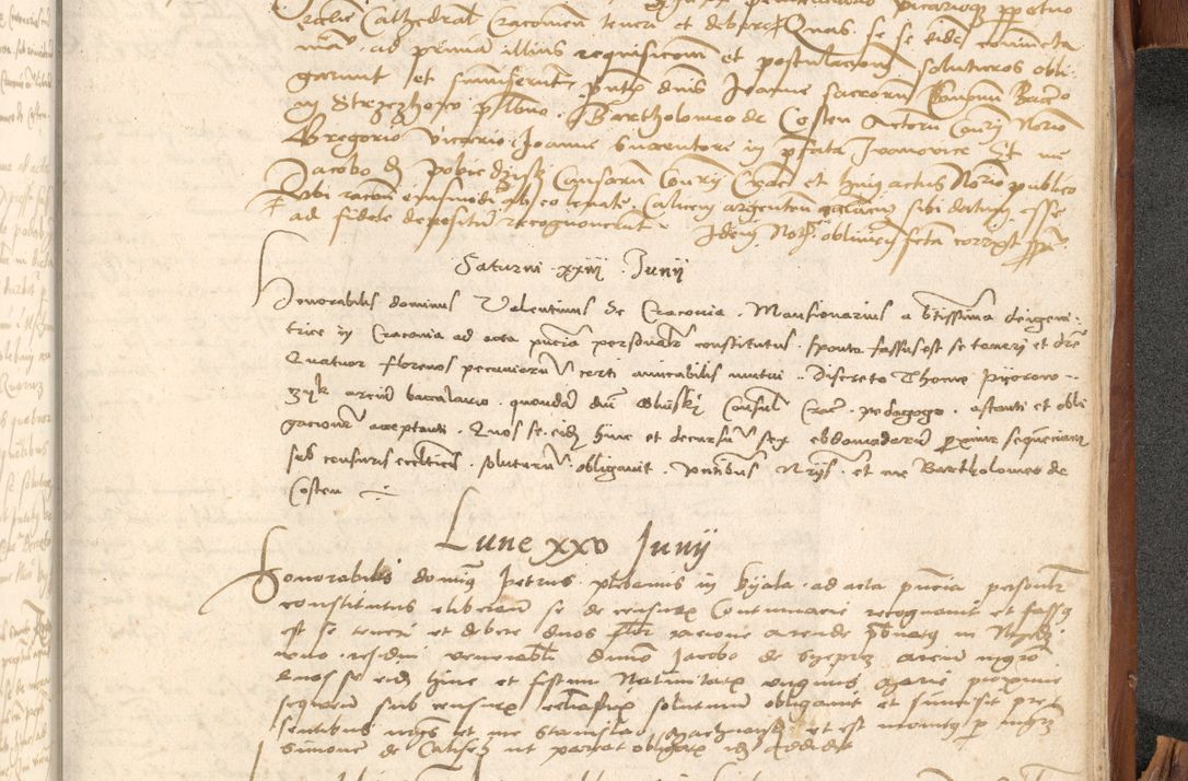 Zdjęcie nr 1124 dla obiektu archiwalnego: Acta obligationum coram reverendo patre domino Thoma Rosnowsky canonico et officiali generali Cracoviensi ad annum Domini 1518