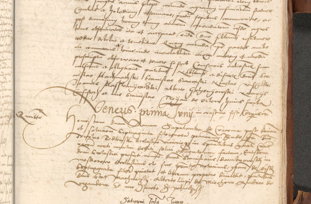 Zdjęcie nr 1118 dla obiektu archiwalnego: Acta obligationum coram reverendo patre domino Thoma Rosnowsky canonico et officiali generali Cracoviensi ad annum Domini 1518