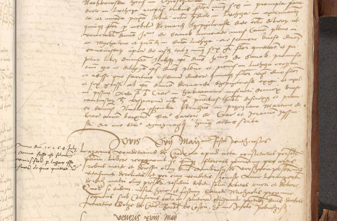 Zdjęcie nr 1116 dla obiektu archiwalnego: Acta obligationum coram reverendo patre domino Thoma Rosnowsky canonico et officiali generali Cracoviensi ad annum Domini 1518