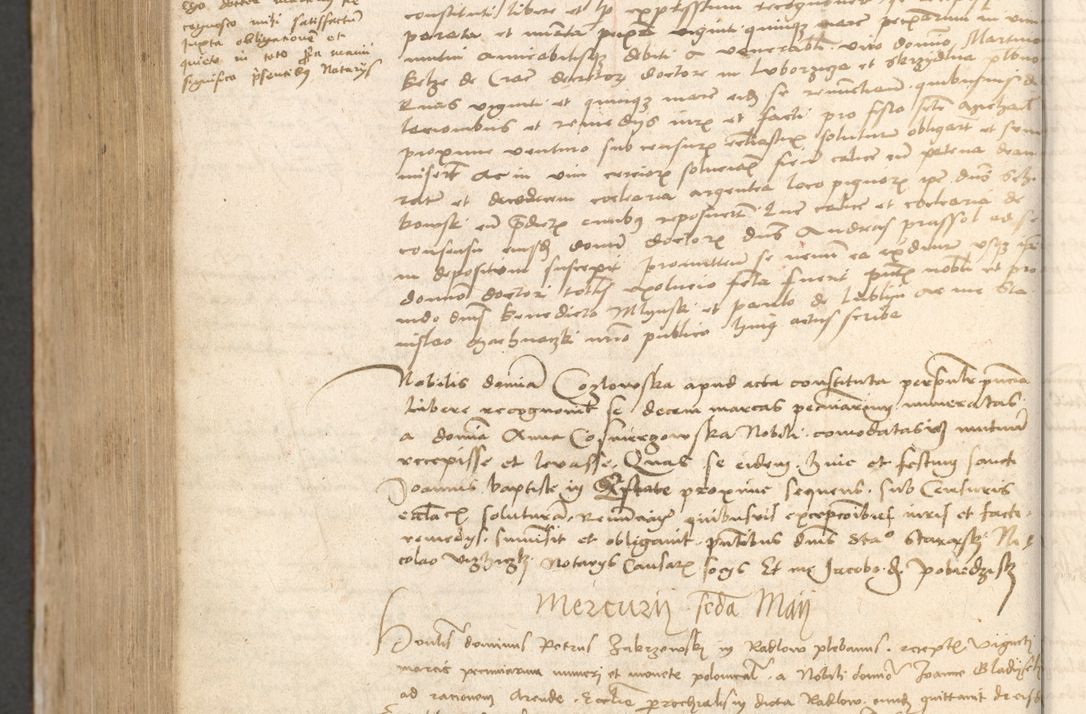 Zdjęcie nr 1113 dla obiektu archiwalnego: Acta obligationum coram reverendo patre domino Thoma Rosnowsky canonico et officiali generali Cracoviensi ad annum Domini 1518