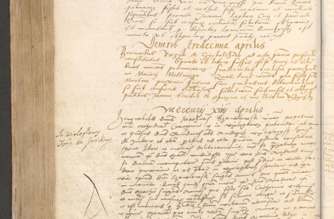 Zdjęcie nr 1111 dla obiektu archiwalnego: Acta obligationum coram reverendo patre domino Thoma Rosnowsky canonico et officiali generali Cracoviensi ad annum Domini 1518