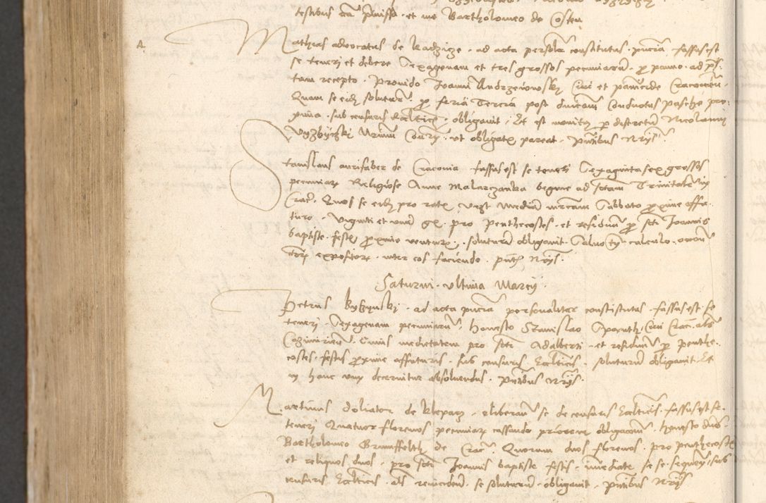 Zdjęcie nr 1109 dla obiektu archiwalnego: Acta obligationum coram reverendo patre domino Thoma Rosnowsky canonico et officiali generali Cracoviensi ad annum Domini 1518