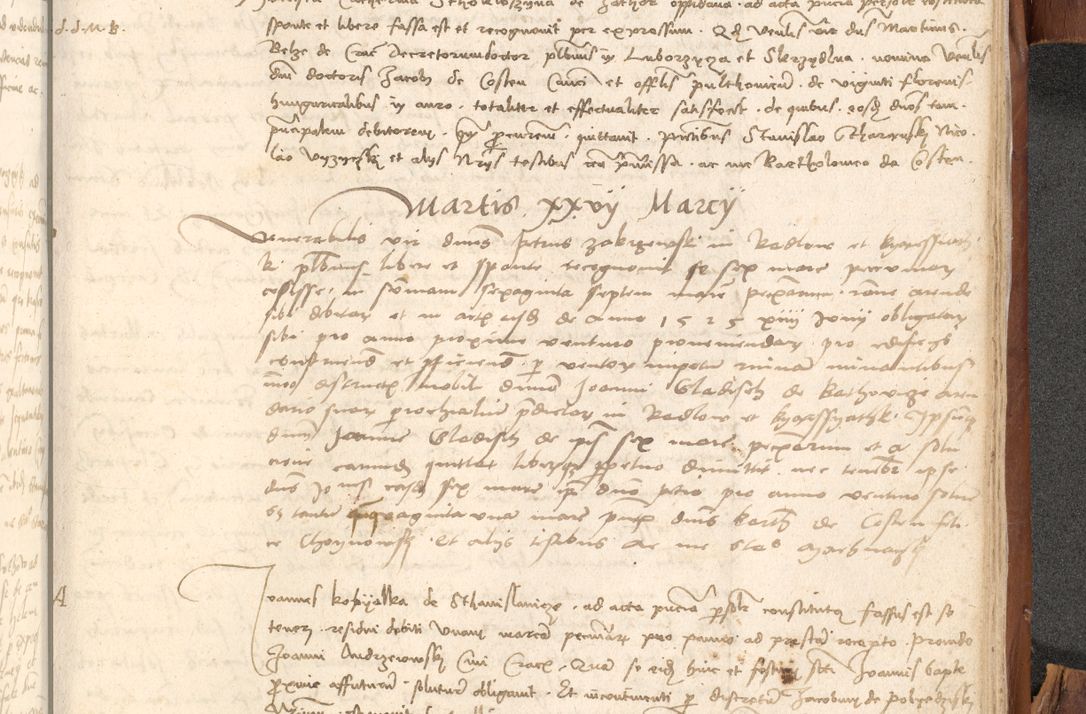 Zdjęcie nr 1106 dla obiektu archiwalnego: Acta obligationum coram reverendo patre domino Thoma Rosnowsky canonico et officiali generali Cracoviensi ad annum Domini 1518