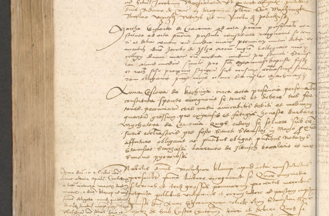 Zdjęcie nr 1103 dla obiektu archiwalnego: Acta obligationum coram reverendo patre domino Thoma Rosnowsky canonico et officiali generali Cracoviensi ad annum Domini 1518