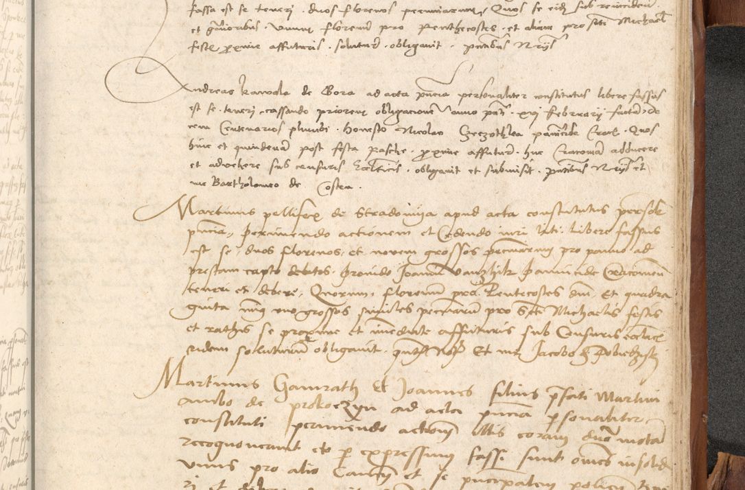 Zdjęcie nr 1102 dla obiektu archiwalnego: Acta obligationum coram reverendo patre domino Thoma Rosnowsky canonico et officiali generali Cracoviensi ad annum Domini 1518