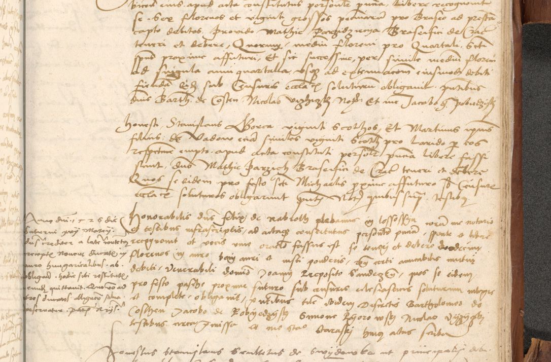 Zdjęcie nr 1098 dla obiektu archiwalnego: Acta obligationum coram reverendo patre domino Thoma Rosnowsky canonico et officiali generali Cracoviensi ad annum Domini 1518