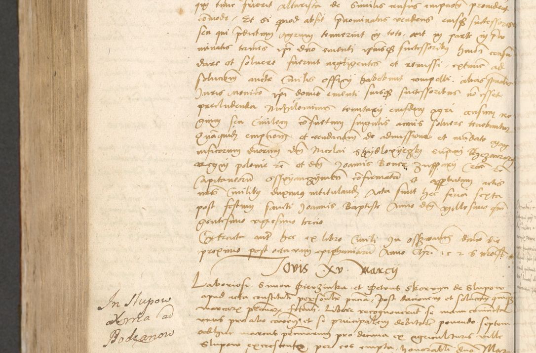 Zdjęcie nr 1097 dla obiektu archiwalnego: Acta obligationum coram reverendo patre domino Thoma Rosnowsky canonico et officiali generali Cracoviensi ad annum Domini 1518