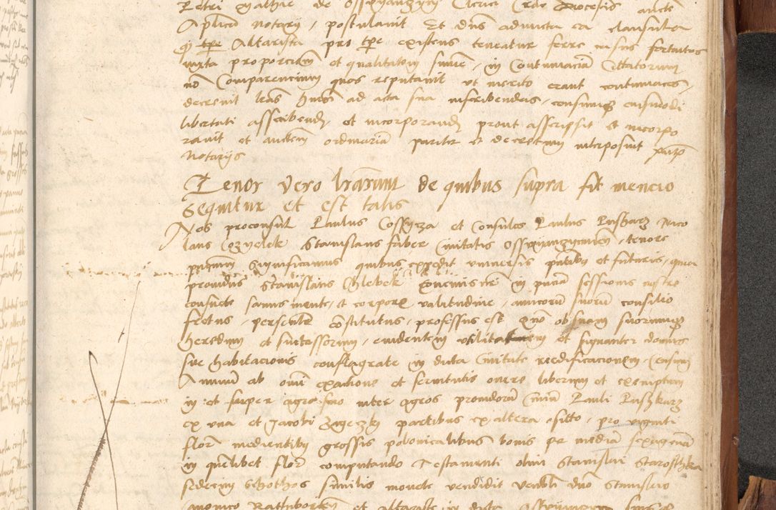 Zdjęcie nr 1096 dla obiektu archiwalnego: Acta obligationum coram reverendo patre domino Thoma Rosnowsky canonico et officiali generali Cracoviensi ad annum Domini 1518