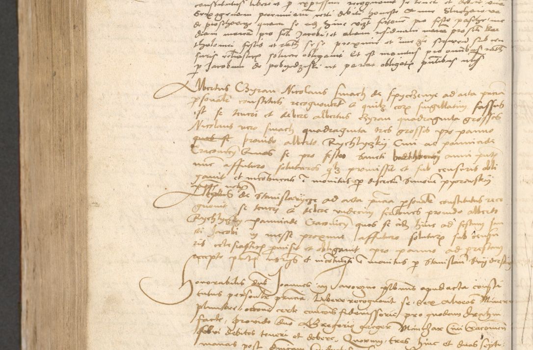 Zdjęcie nr 1095 dla obiektu archiwalnego: Acta obligationum coram reverendo patre domino Thoma Rosnowsky canonico et officiali generali Cracoviensi ad annum Domini 1518