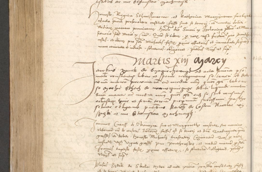 Zdjęcie nr 1093 dla obiektu archiwalnego: Acta obligationum coram reverendo patre domino Thoma Rosnowsky canonico et officiali generali Cracoviensi ad annum Domini 1518