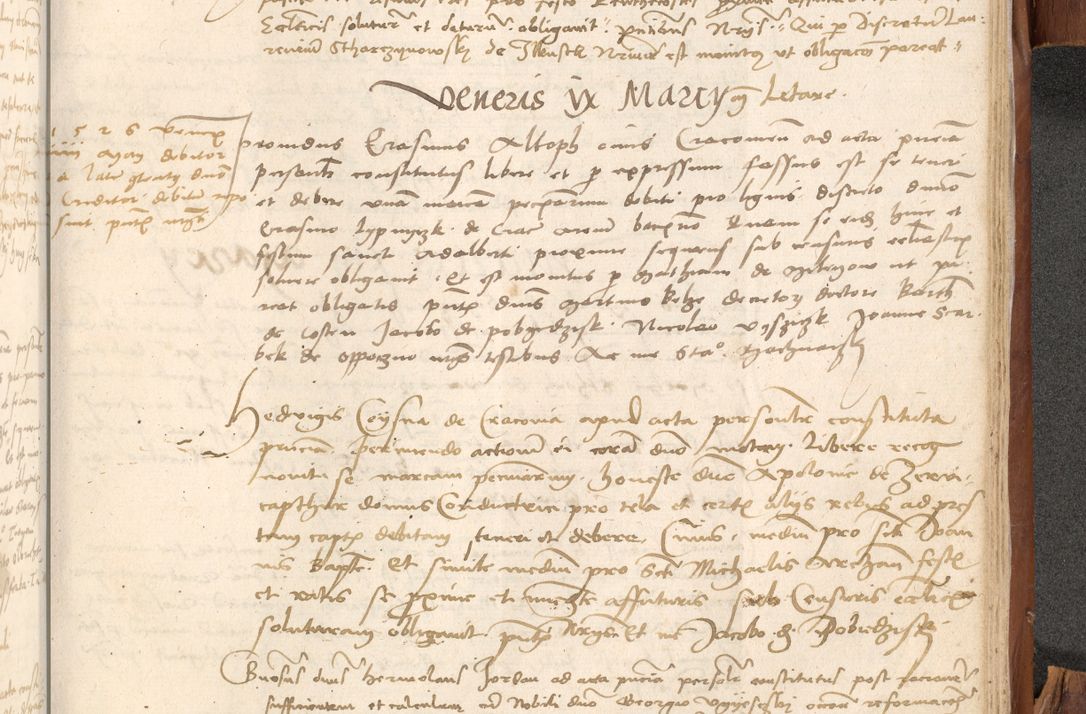 Zdjęcie nr 1092 dla obiektu archiwalnego: Acta obligationum coram reverendo patre domino Thoma Rosnowsky canonico et officiali generali Cracoviensi ad annum Domini 1518