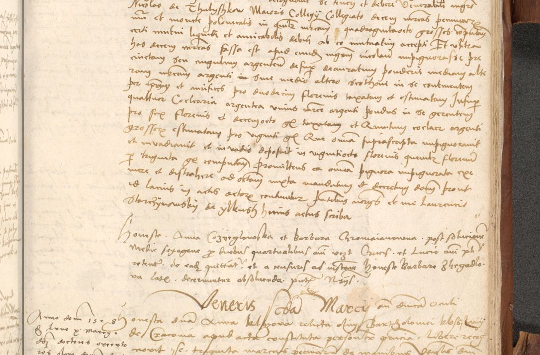 Zdjęcie nr 1090 dla obiektu archiwalnego: Acta obligationum coram reverendo patre domino Thoma Rosnowsky canonico et officiali generali Cracoviensi ad annum Domini 1518