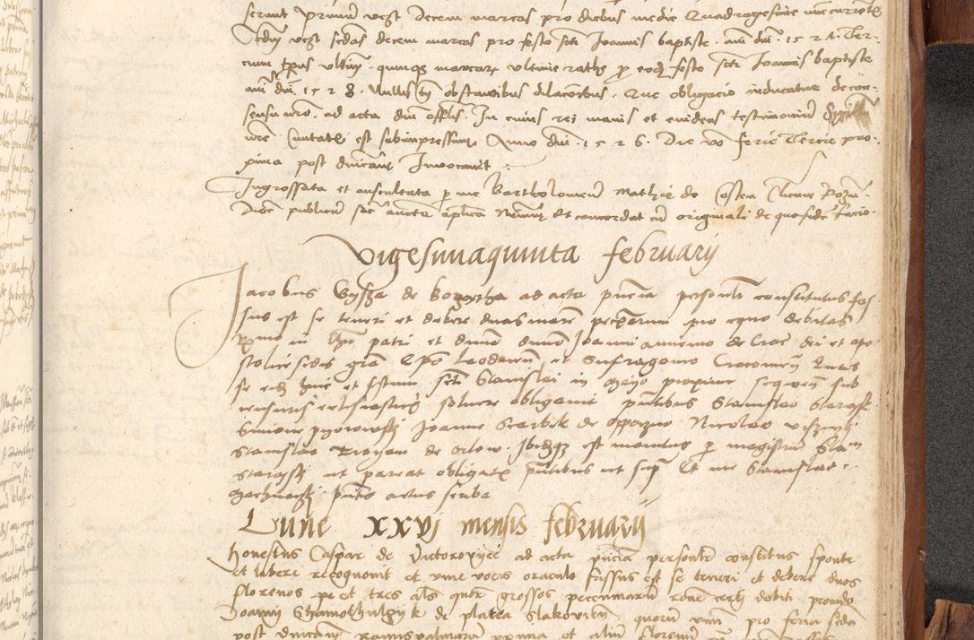 Zdjęcie nr 1088 dla obiektu archiwalnego: Acta obligationum coram reverendo patre domino Thoma Rosnowsky canonico et officiali generali Cracoviensi ad annum Domini 1518