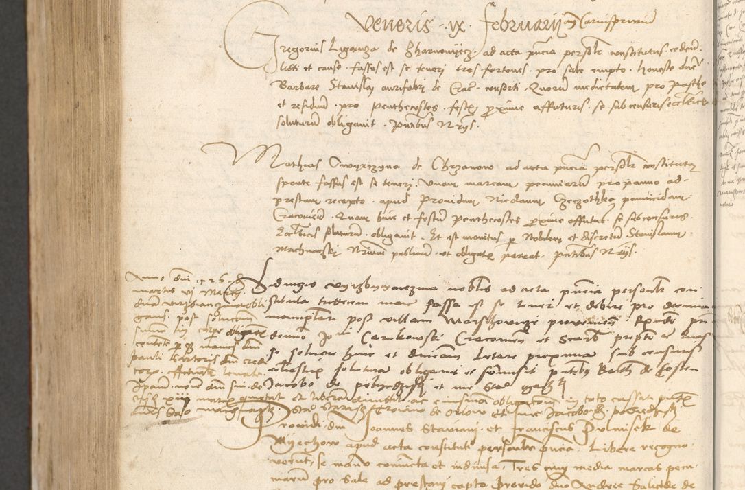 Zdjęcie nr 1083 dla obiektu archiwalnego: Acta obligationum coram reverendo patre domino Thoma Rosnowsky canonico et officiali generali Cracoviensi ad annum Domini 1518