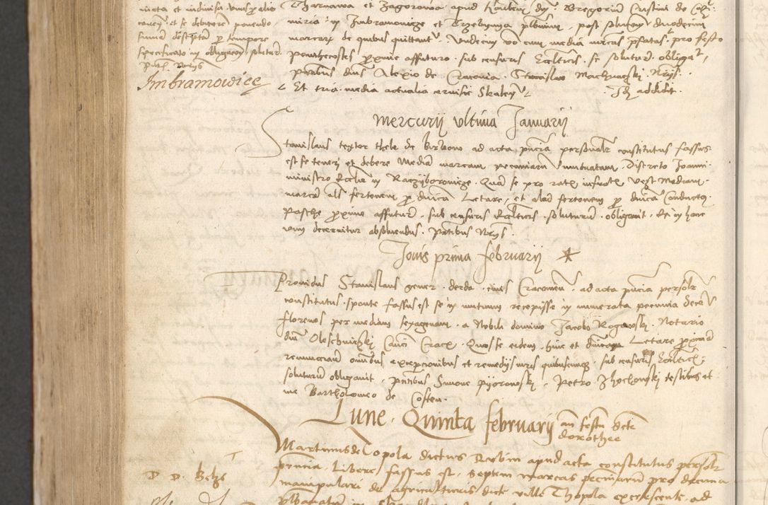 Zdjęcie nr 1081 dla obiektu archiwalnego: Acta obligationum coram reverendo patre domino Thoma Rosnowsky canonico et officiali generali Cracoviensi ad annum Domini 1518
