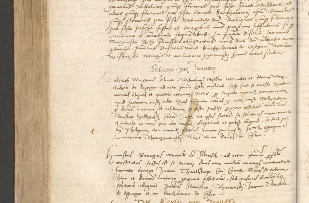 Zdjęcie nr 1075 dla obiektu archiwalnego: Acta obligationum coram reverendo patre domino Thoma Rosnowsky canonico et officiali generali Cracoviensi ad annum Domini 1518