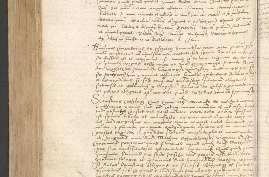 Zdjęcie nr 1067 dla obiektu archiwalnego: Acta obligationum coram reverendo patre domino Thoma Rosnowsky canonico et officiali generali Cracoviensi ad annum Domini 1518