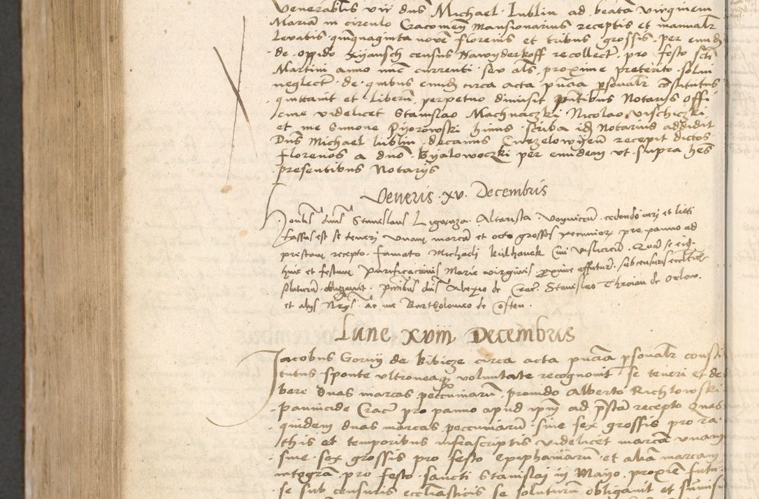 Zdjęcie nr 1065 dla obiektu archiwalnego: Acta obligationum coram reverendo patre domino Thoma Rosnowsky canonico et officiali generali Cracoviensi ad annum Domini 1518
